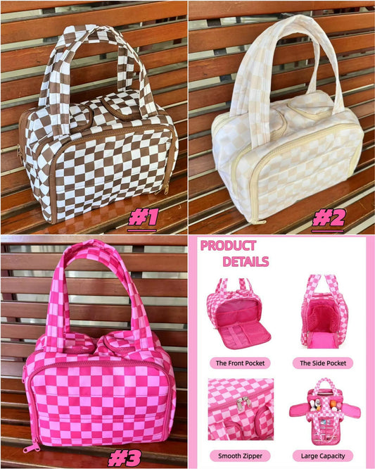 Checkered Travel Case