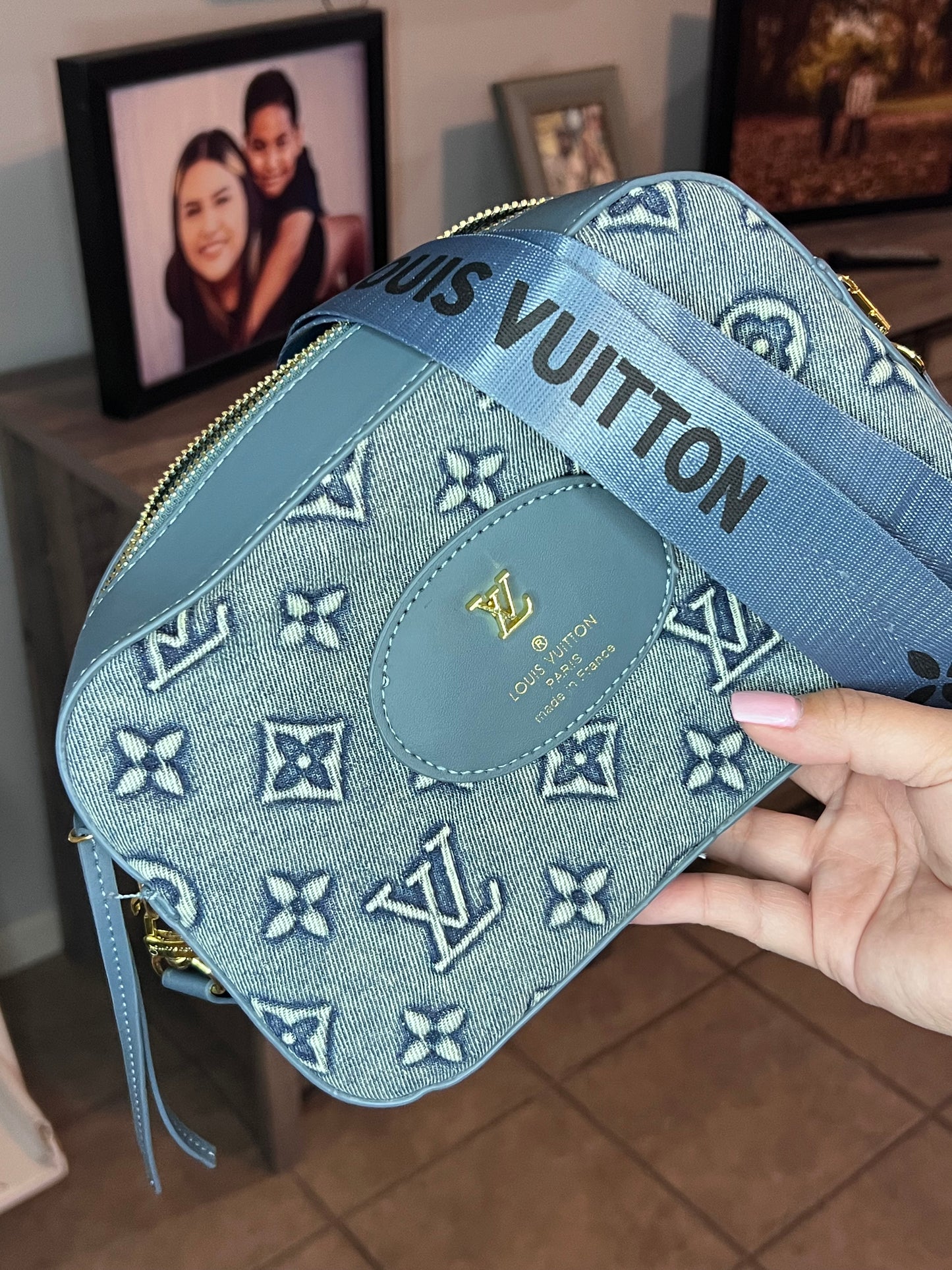 Denim Camera Bag