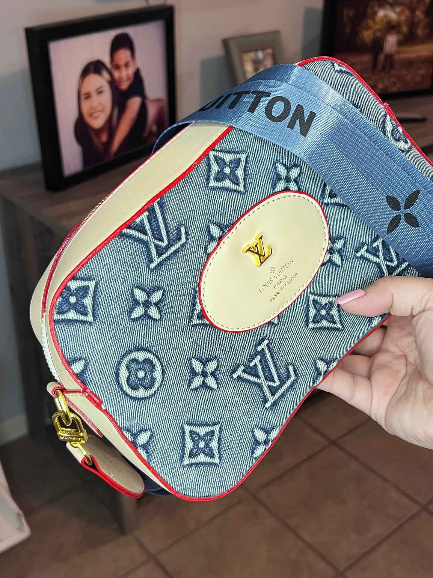 Denim Camera Bag