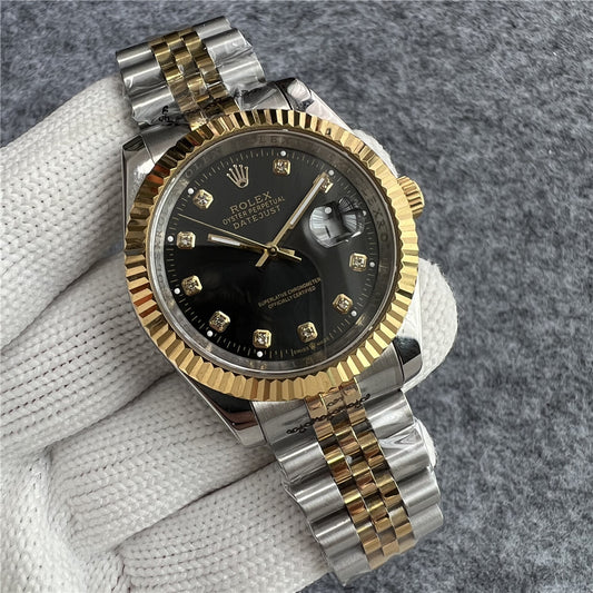 Two-Toned Black Men’s RX Watch