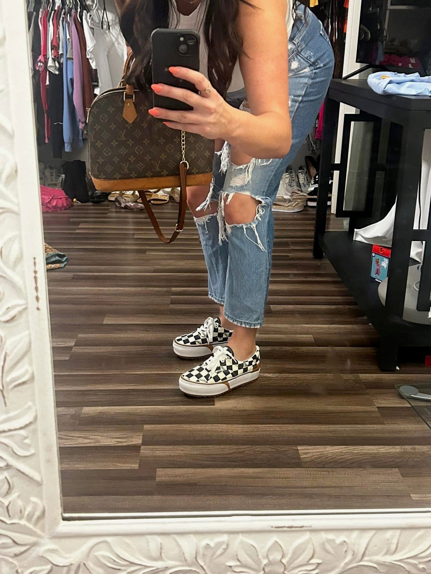 Checkered Vans