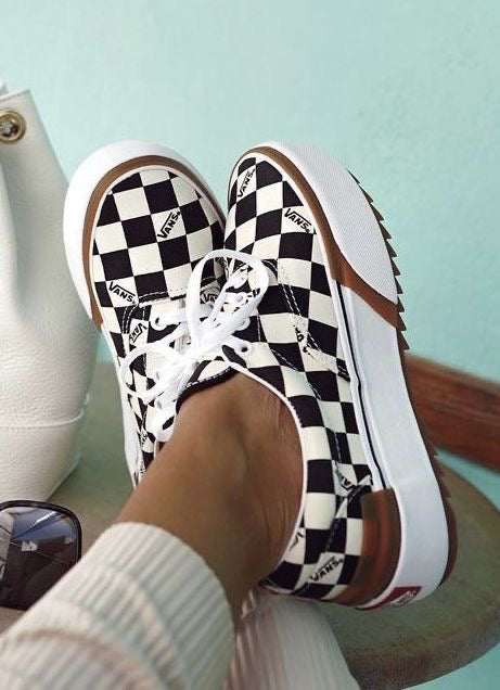 Checkered Vans