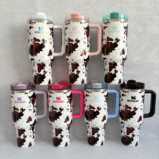 Cow Print Tumbler