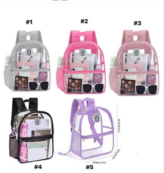 Lemon See-through backpack