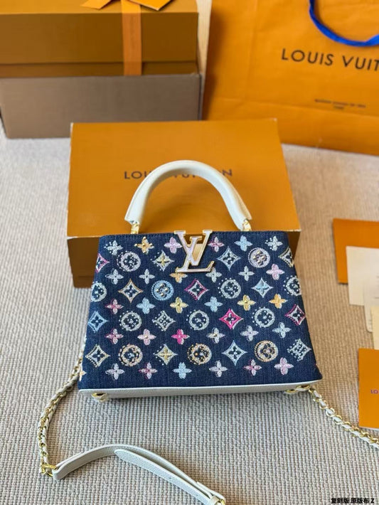 Jean & Rhinestones Bag